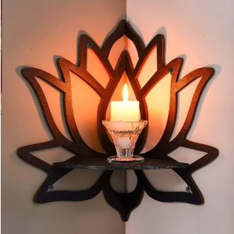 Lotus Shaped Wall Shelf