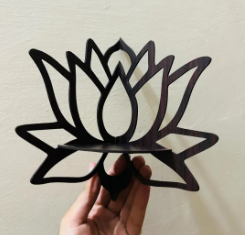 Lotus Shaped Wall Shelf