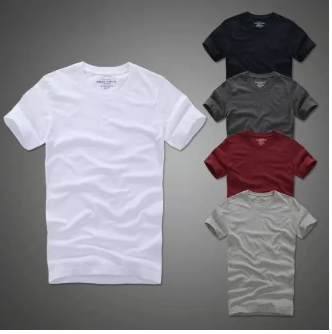 plain half sleeves T shirts for men